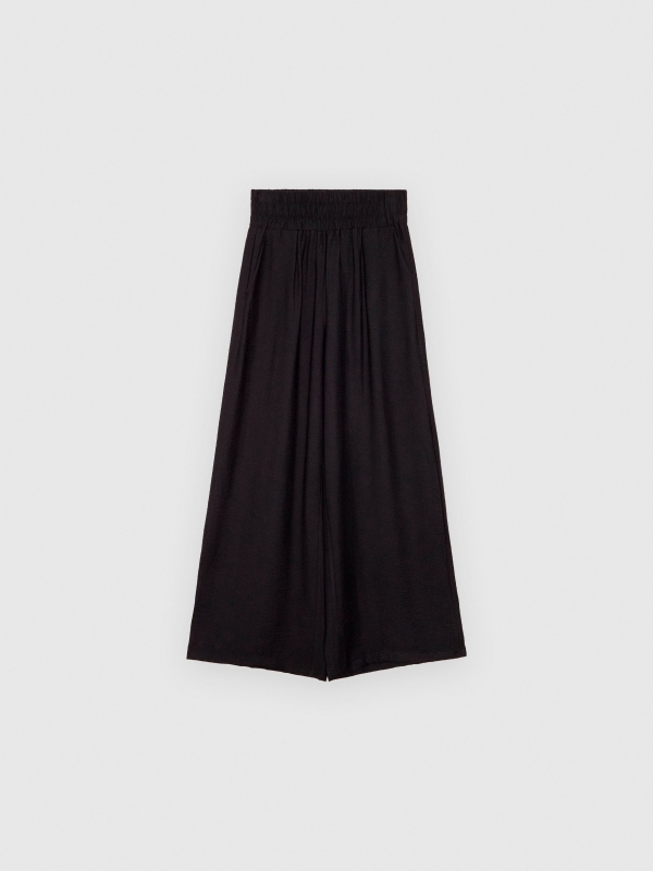  Flowy wide-leg pants black front view