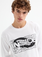 %Pto% Camiseta regular INSIDE blanco