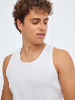 %Pto% Camiseta básica espalda nadadora blanco