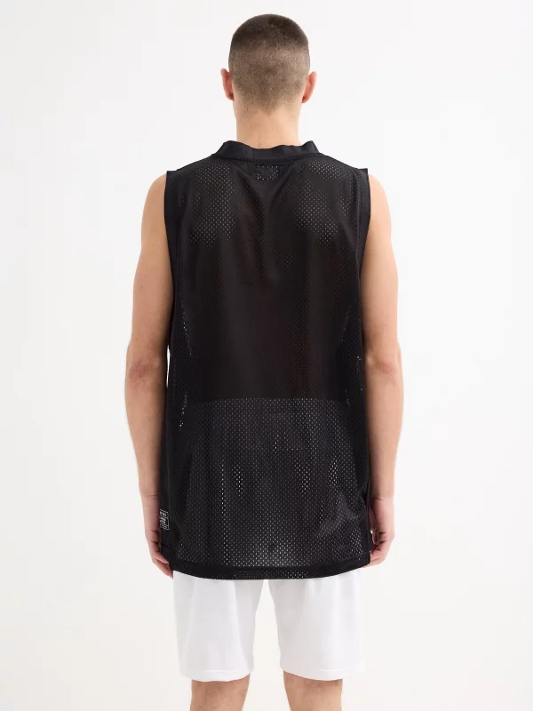 Camouflage Bermuda shorts white middle back view