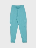 %Pto% Pantalón jogger de felpa verde azulado