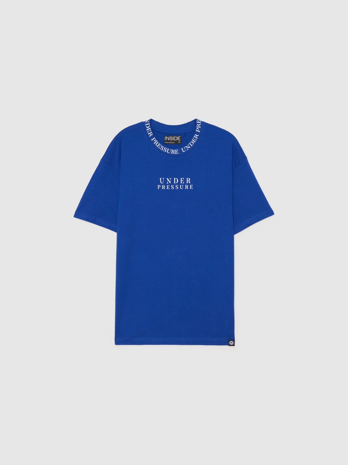  Under pressure T-shirt electric blue