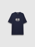 %Pto% Camiseta manga corta Blue Reflection azul marino vista frontal