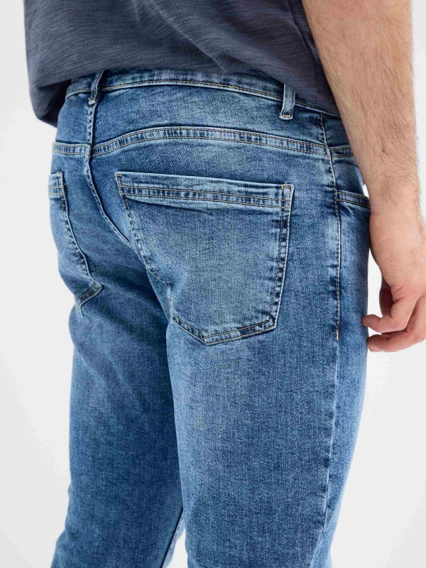 Jean superslim 5 pockets blue detail view