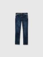 %Pto% Basic regular jeans blue front view