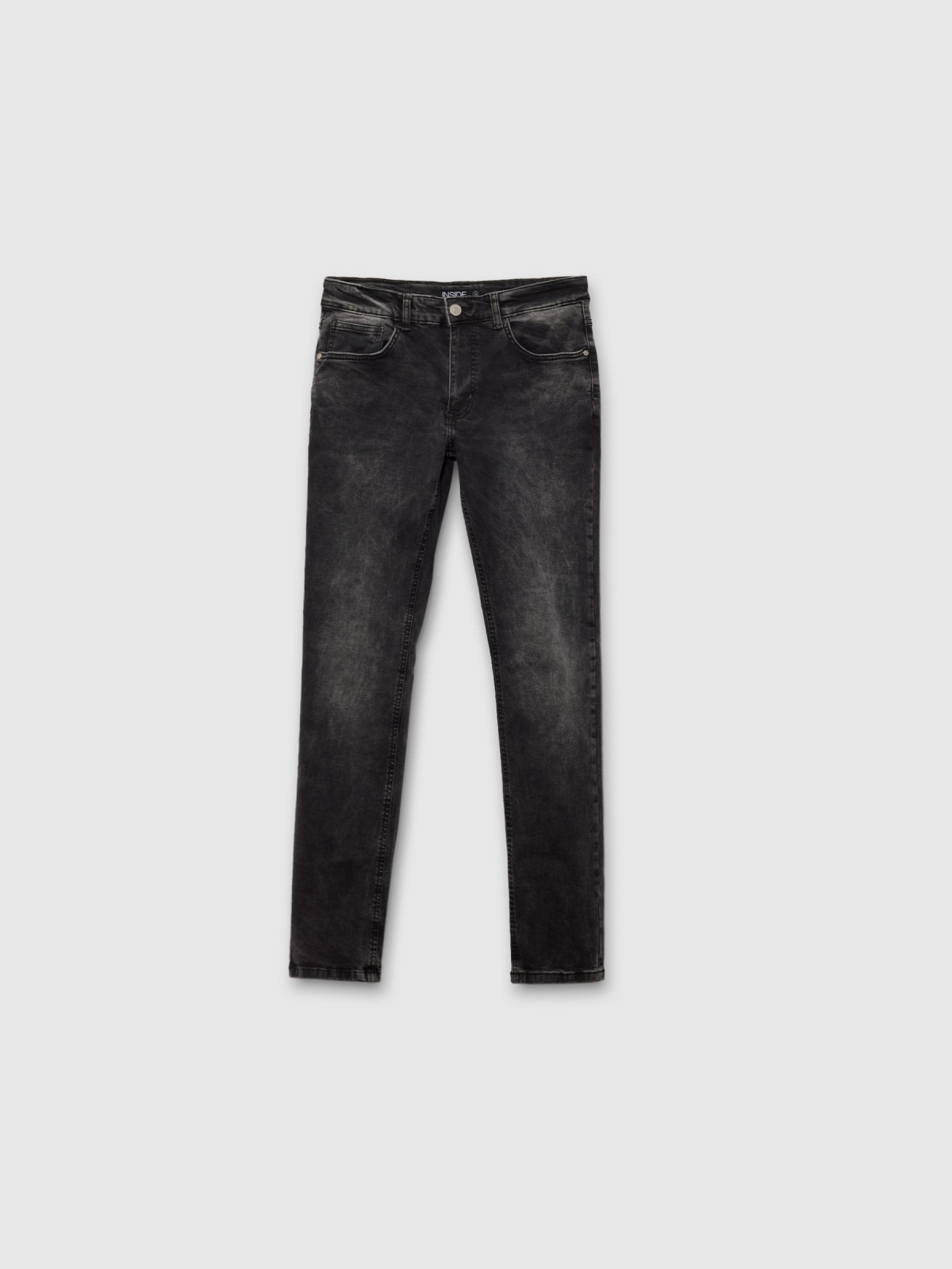  Basic jeans dark grey front view