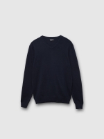 %Pto% Basic Navy Blue Sweater navy front view