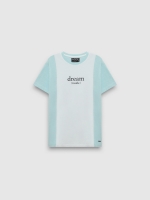 %Pto% Camiseta Color Block azul claro vista frontal