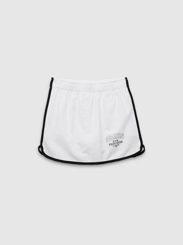  Sport culottes Paris white front view