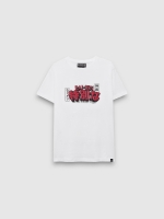 %Pto% Short sleeve ramen t-shirt white front view