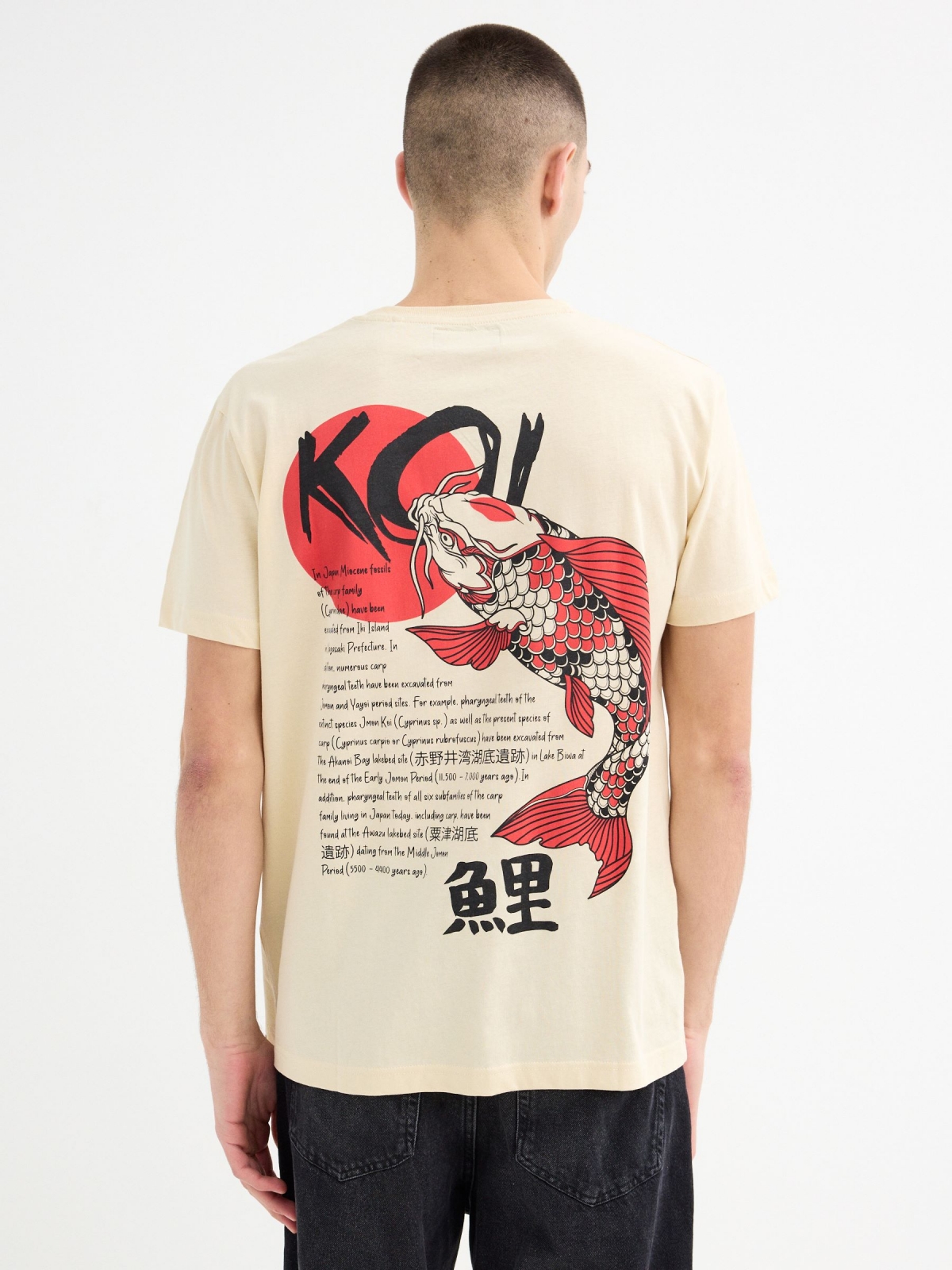 Camiseta de manga curta Koi