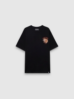 %Pto% Camiseta manga corta Haruka Tanaka negro vista frontal