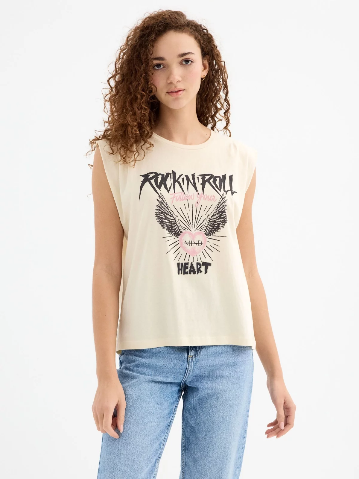 Camiseta sin mangas Rock and Roll