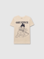 %Pto% Camiseta manga corta One Piece arena vista frontal