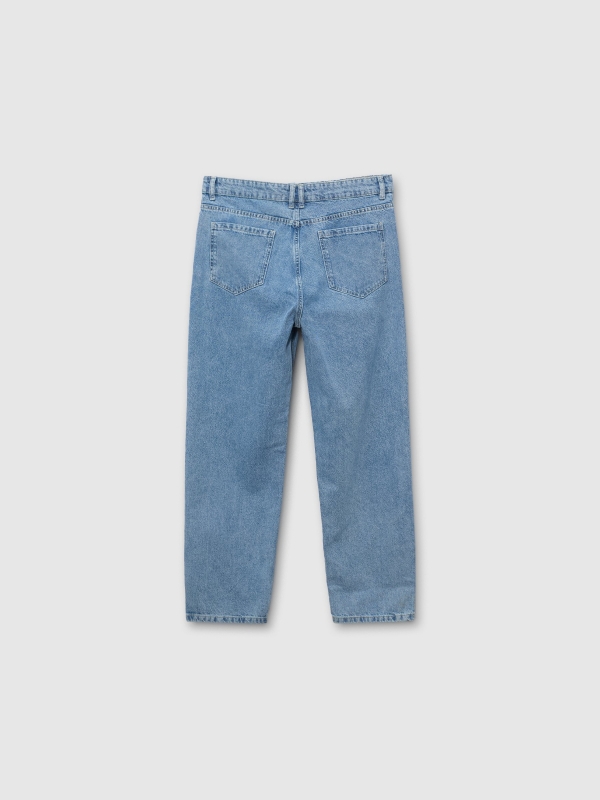 Jeans Baggy Denim azul vista trasera