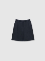 %Pto% Bermudas tejido jersey azul marino vista frontal