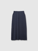 %Pto% Starfish midi skirt navy front view