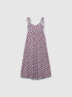 %Pto% Vestido midi tirantes estampado azul claro vista frontal