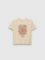 %Pto% Camiseta manga corta Salty Vibes gris vista frontal