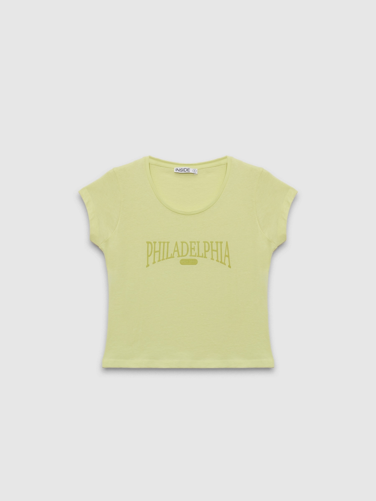  Philadelphia short sleeve t-shirt lime front view