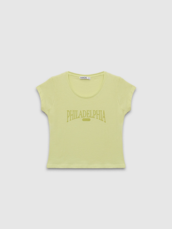  Philadelphia short sleeve t-shirt lime front view