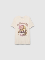 %Pto% Camiseta manga corta Sol y Luna blanco roto vista frontal