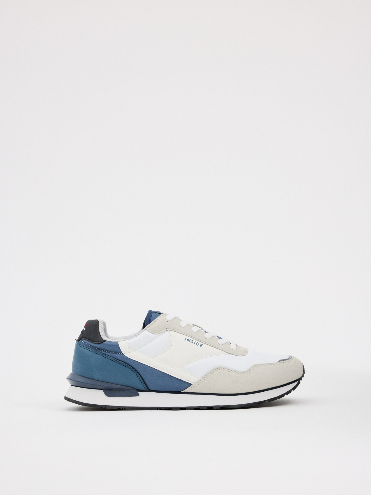 Bicolor casual low sneakers