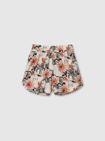 %Pto% Pantalón corto fluido estampado multicolor vista frontal