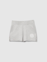 %Pto% Short felpudo Radie Positividade cinza vigoré médio vista frontal