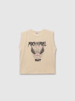 %Pto% Camiseta sin mangas Rock and Roll arena vista frontal