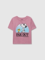 %Pto% Camiseta manga corta Far Out morado pastel vista frontal