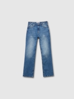 %Pto% Jeans reto azul azul vista frontal