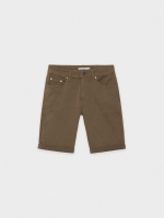 %Pto% Bermuda denim color verde vista frontal