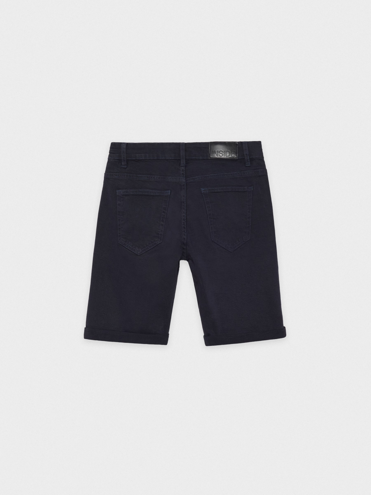 Bermuda denim color azul vista trasera