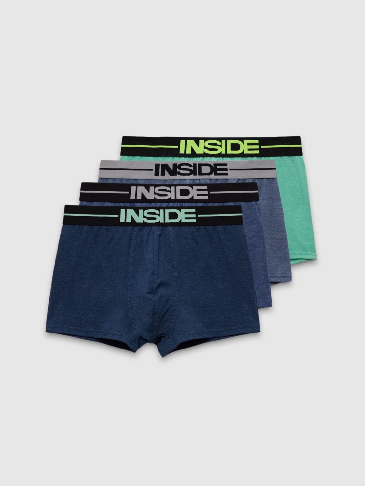 Pack 4 boxers Multicolor multicolor vista frontal