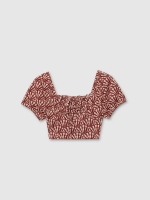 %Pto% Printed tank top sand front view
