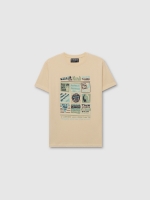 %Pto% Camiseta manga corta gráfico arena vista frontal