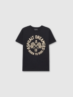 %Pto% Camiseta manga corta Asphalt dreamers gris oscuro vista frontal