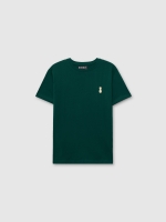 %Pto% Short sleeve Pineapple t-shirt dark green front view