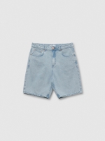 %Pto% Bermuda denim regular azul vista frontal
