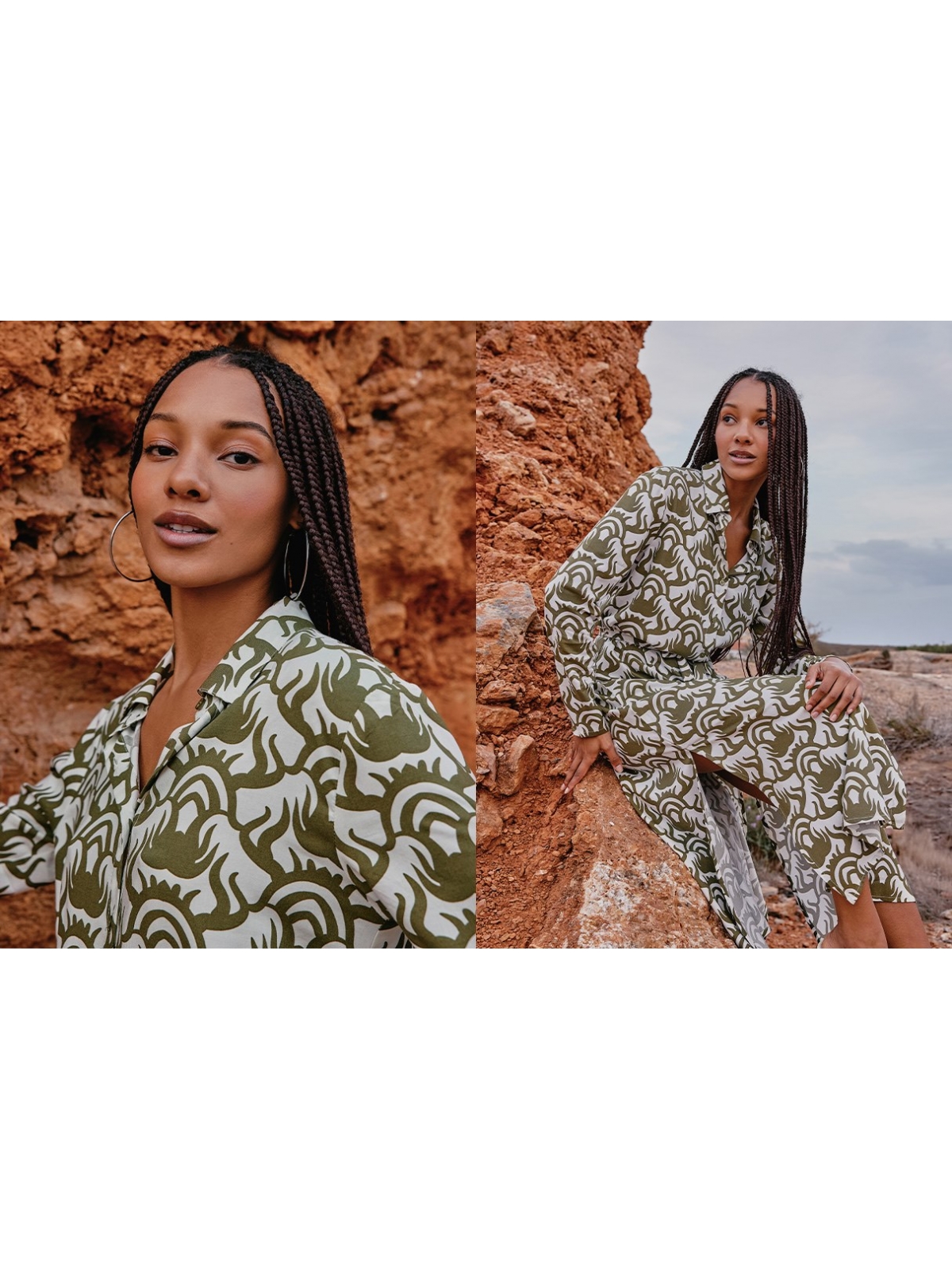 %NewExtra% Maxi printed t-shirt dress multicolor