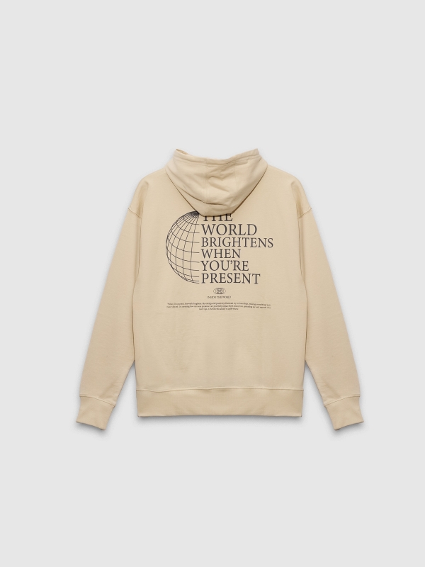 Sudadera con capucha Inside the world arena vista trasera