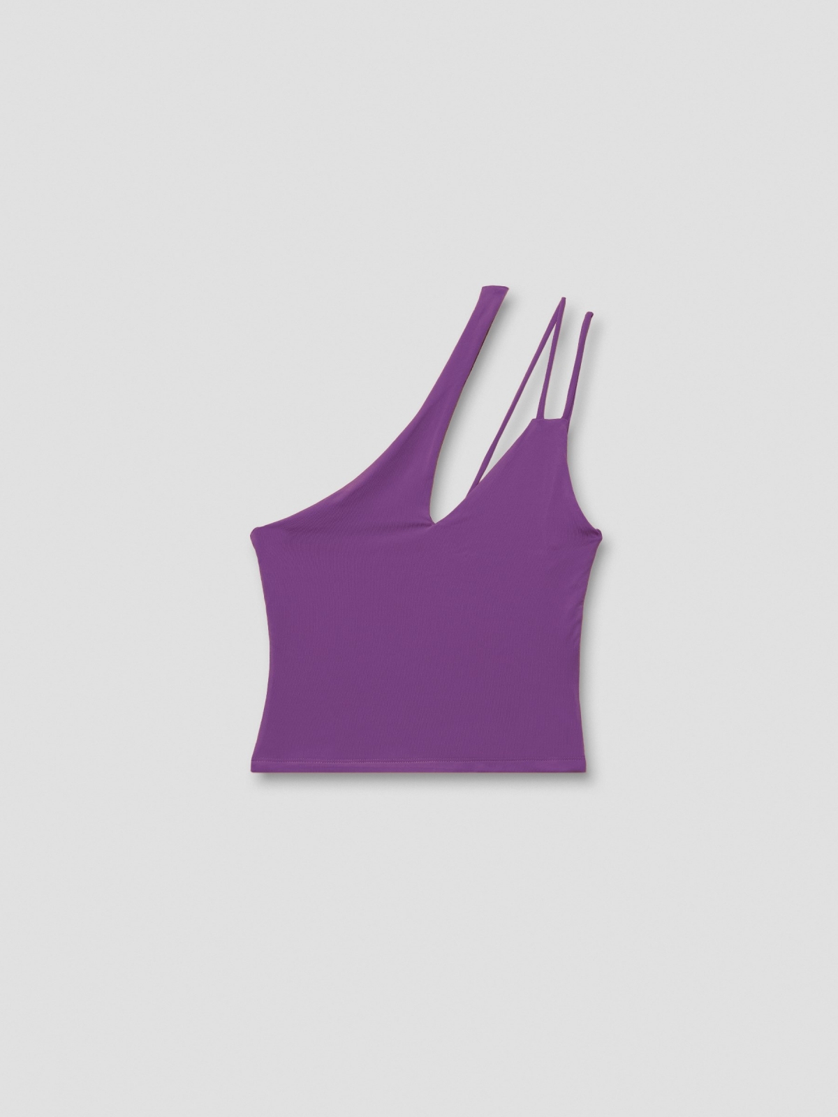  Asymmetric top lilac front view