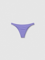 %Pto% Braguita bikini clásica rib lila vista frontal