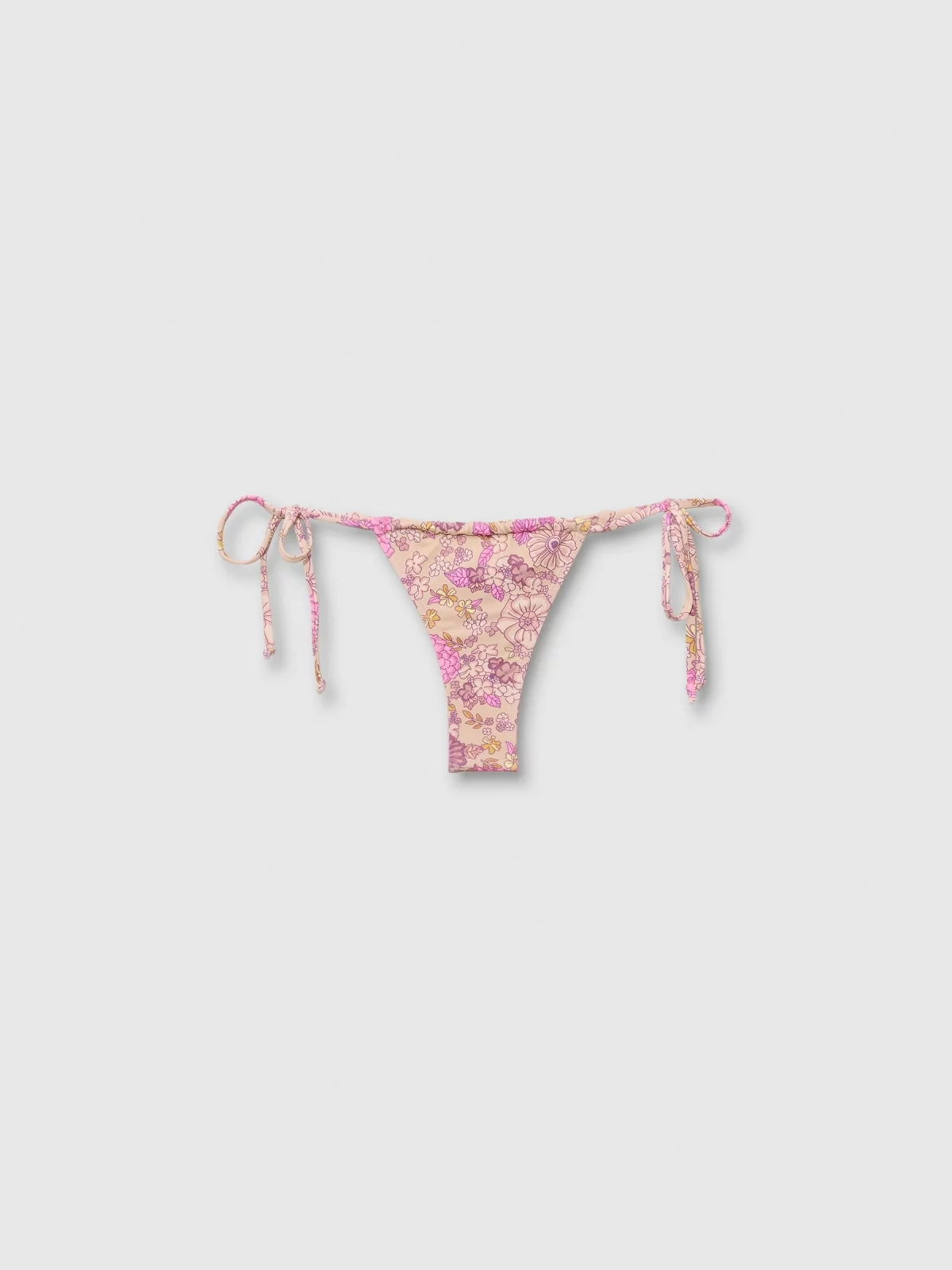  Fundos de bikini de impressão brasileira multicolorido vista frontal