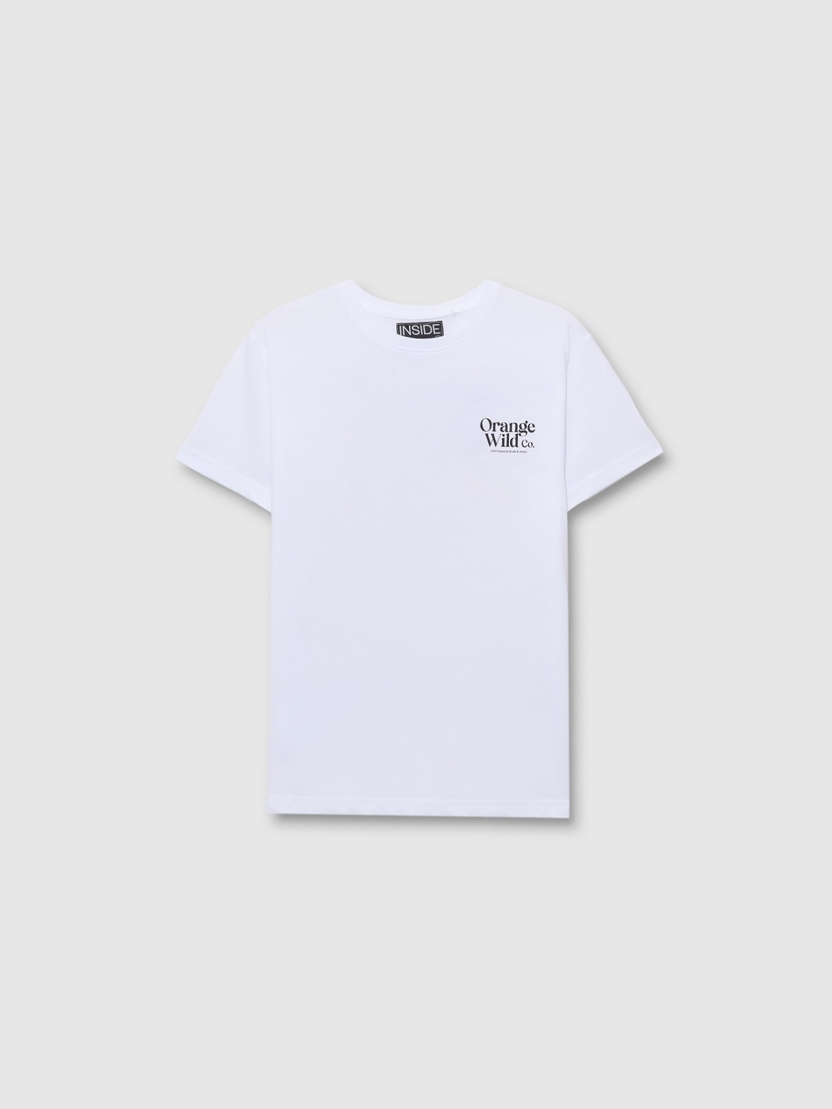  Short-sleeve fruity t-shirt white front view