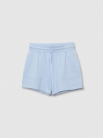 %Pto% Fleece shorts light blue front view