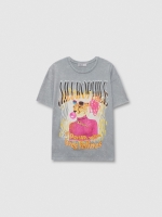 %Pto% Camiseta oversize Anthrophile gris oscuro vista frontal
