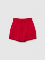 %Pto% Fleece shorts carmine front view