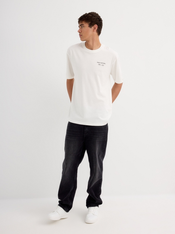 Trust your Soul T-shirt off white general front view